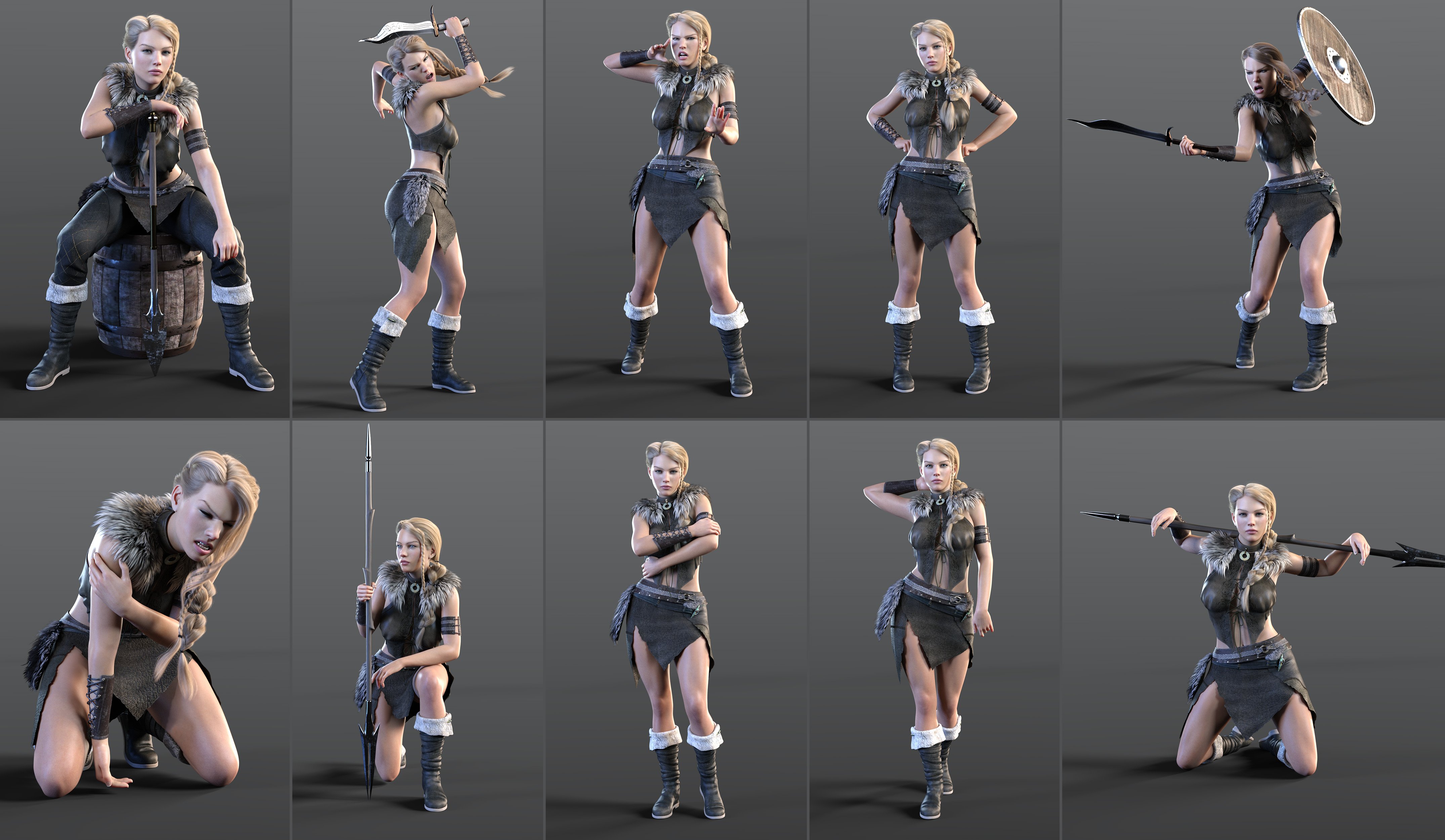 Z Nordic Beauty Shape and Pose Mega Set Z Nordic Beauty Shape and Pose Mega Set by: Zeddicuss, 3D Models by Daz 3D