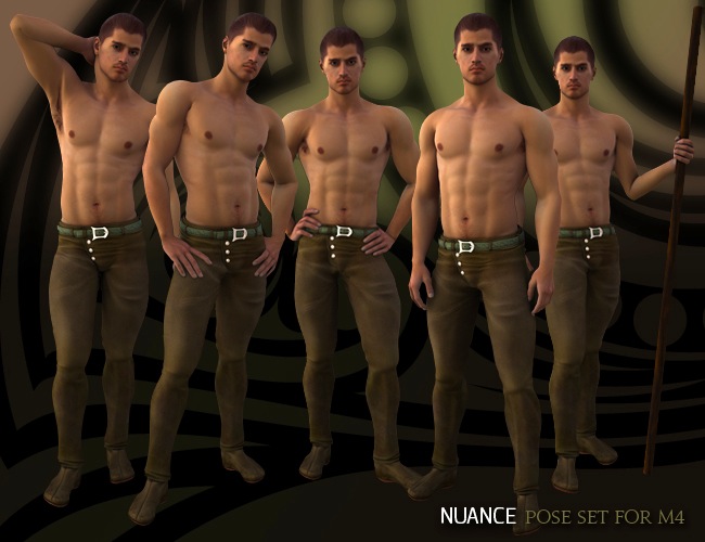 Nuance Pose Set for M4 Nuance Pose Set for M4 by: Shimuzu, 3D Models by Daz 3D