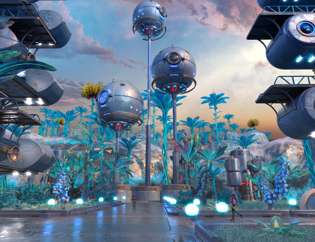 Elaya Town Elaya Town by: petipet, 3D Models by Daz 3D