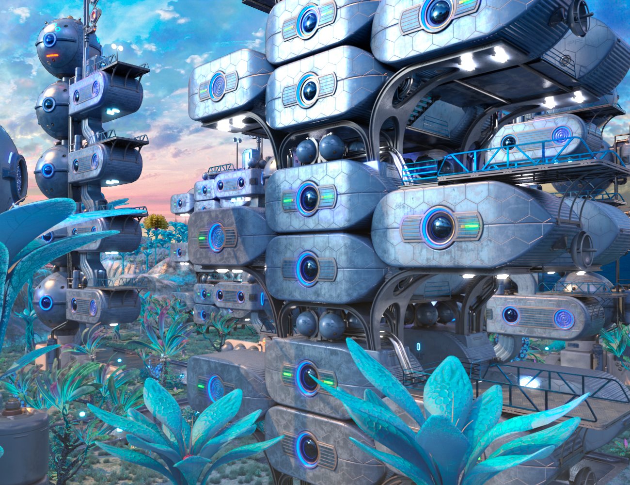 Elaya Town Elaya Town by: petipet, 3D Models by Daz 3D