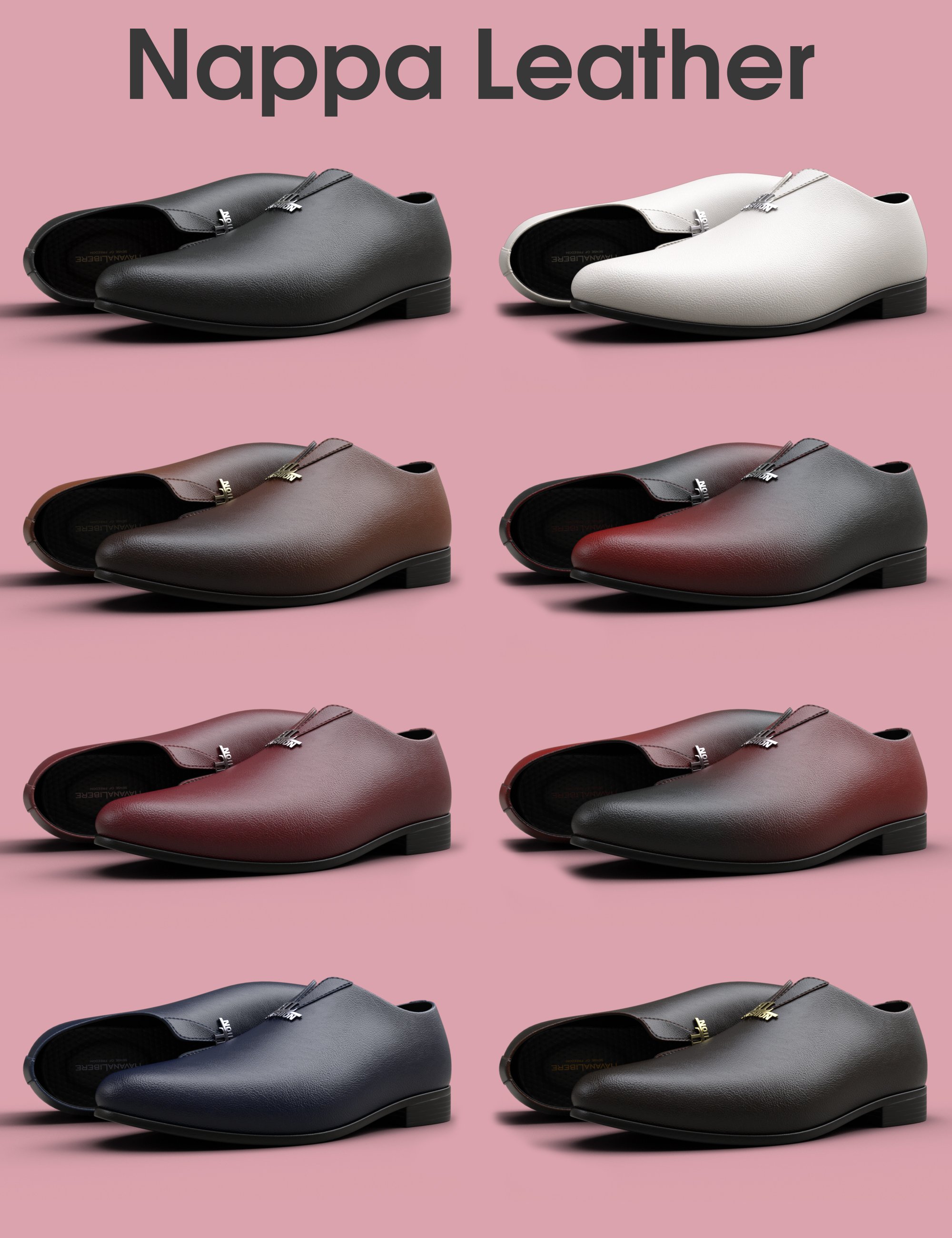 HL Fashion Shoes for Genesis 8 and 8.1 Males HL Fashion Shoes for Genesis 8 and 8.1 Males by: Havanalibere, 3D Models by Daz 3D