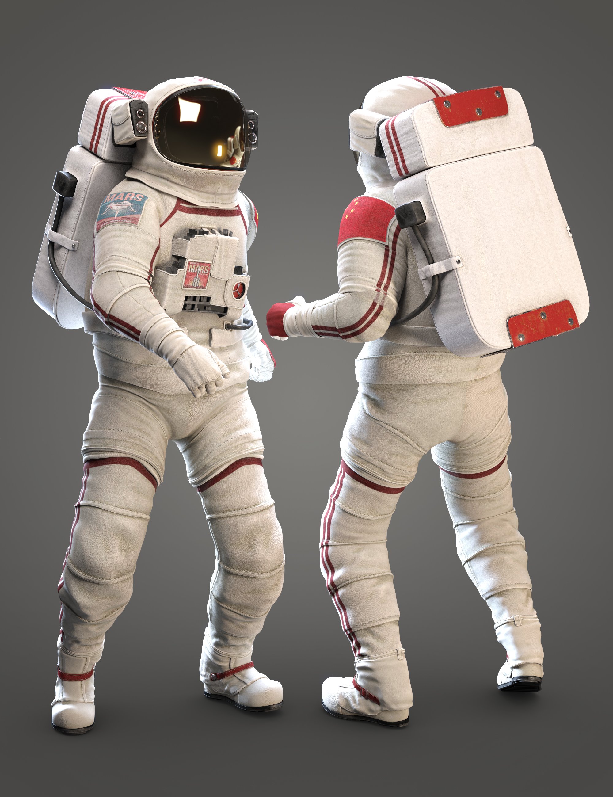 Space Explorer Textures by: Shox-Design, 3D Models by Daz 3D