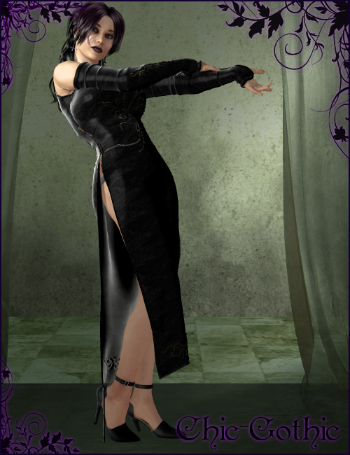 Chic Gothic by: Nathy Design, 3D Models by Daz 3D
