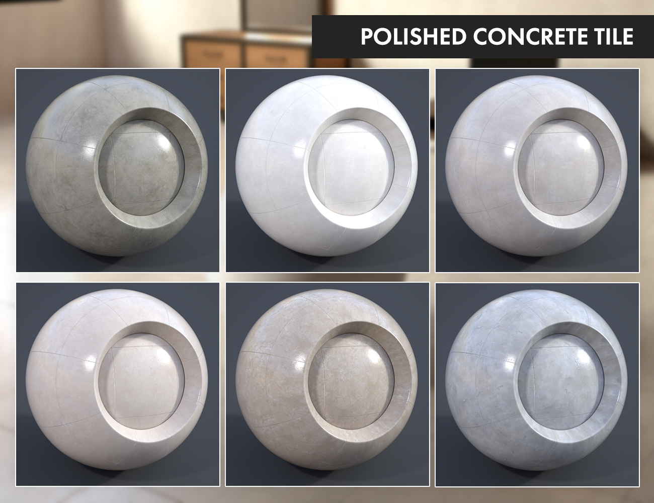 Concrete II - Iray Shaders by: Dimidrol, 3D Models by Daz 3D