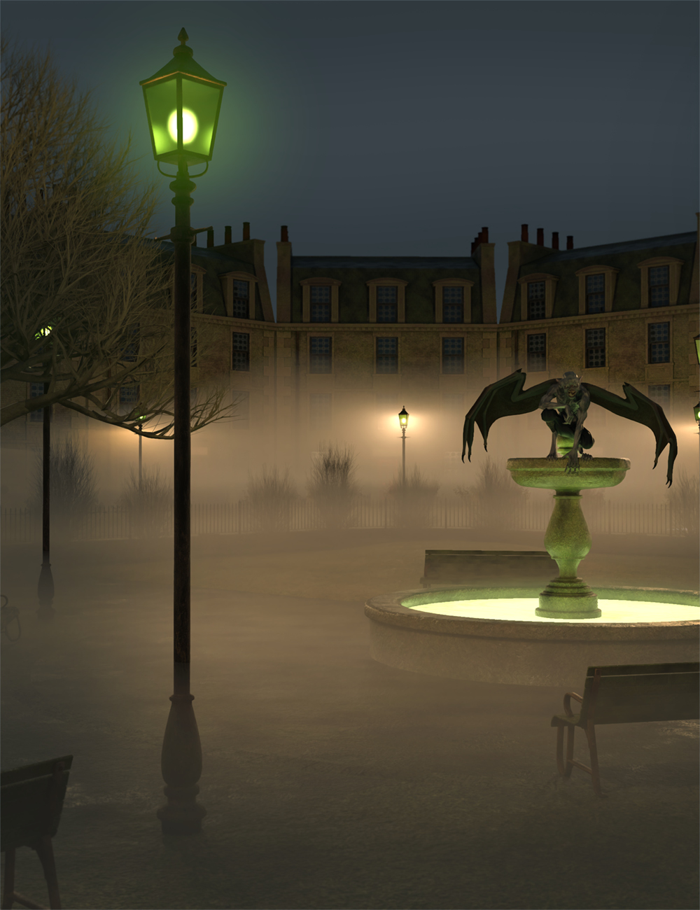 Grovebrook Park: A Haunted Add-On Grovebrook Park: A Haunted Add-On by: Marshian, 3D Models by Daz 3D