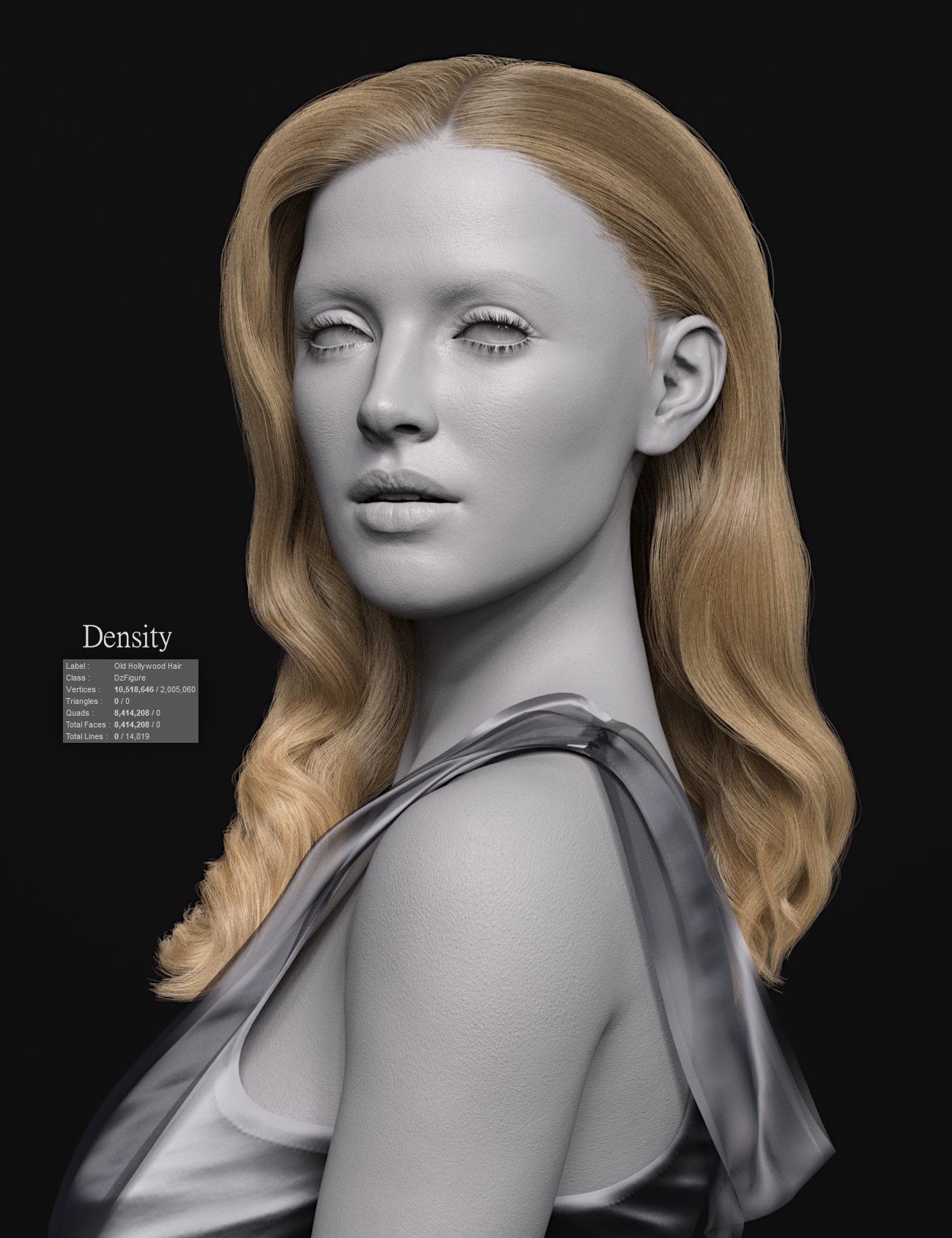 Old Hollywood Hair for Genesis 8 and 8.1 Female Old Hollywood Hair for Genesis 8 and 8.1 Female by: Toyen, 3D Models by Daz 3D