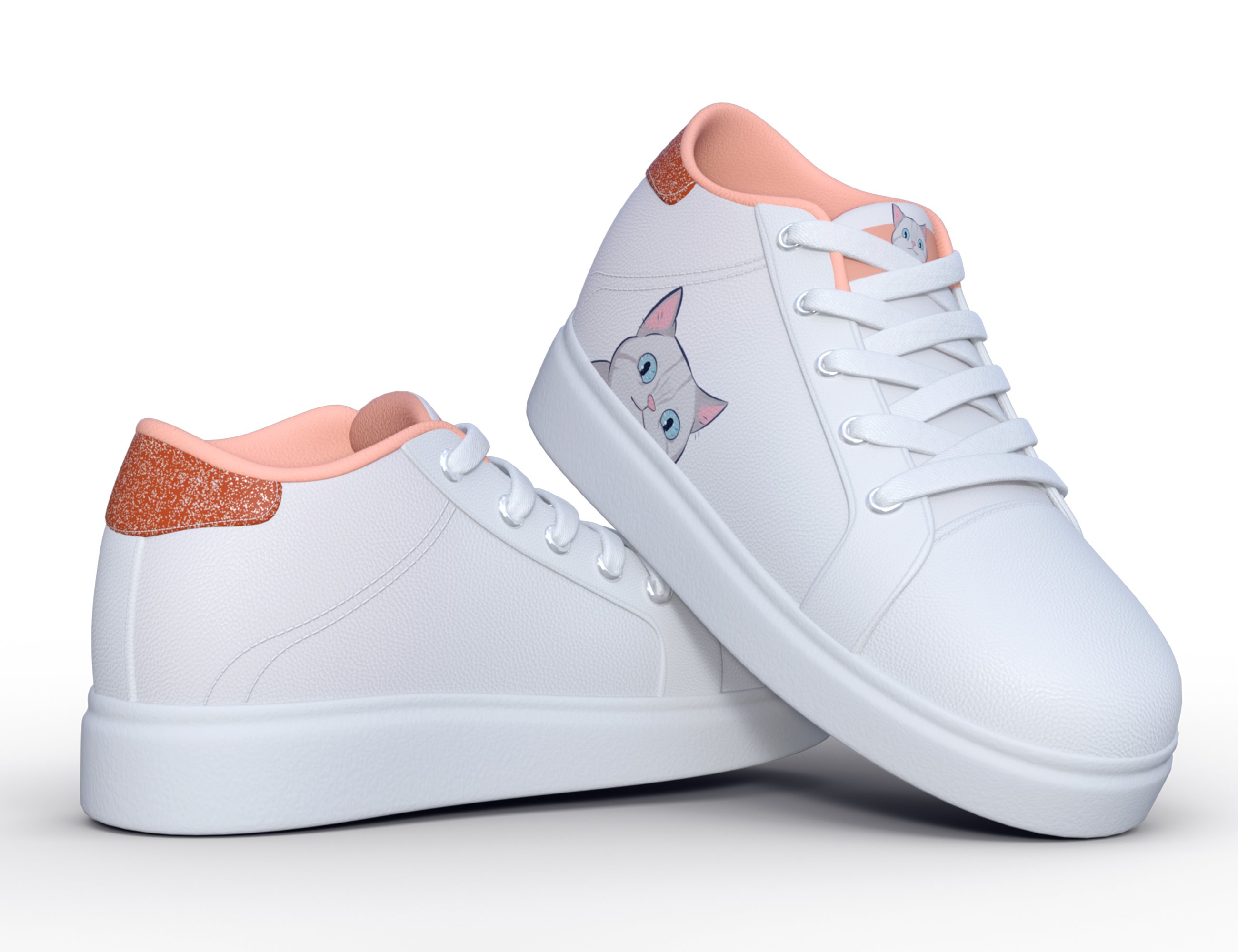 SU Cute Sneakers for Genesis 8 and 8.1 Females by: Sue Yee, 3D Models by Daz 3D