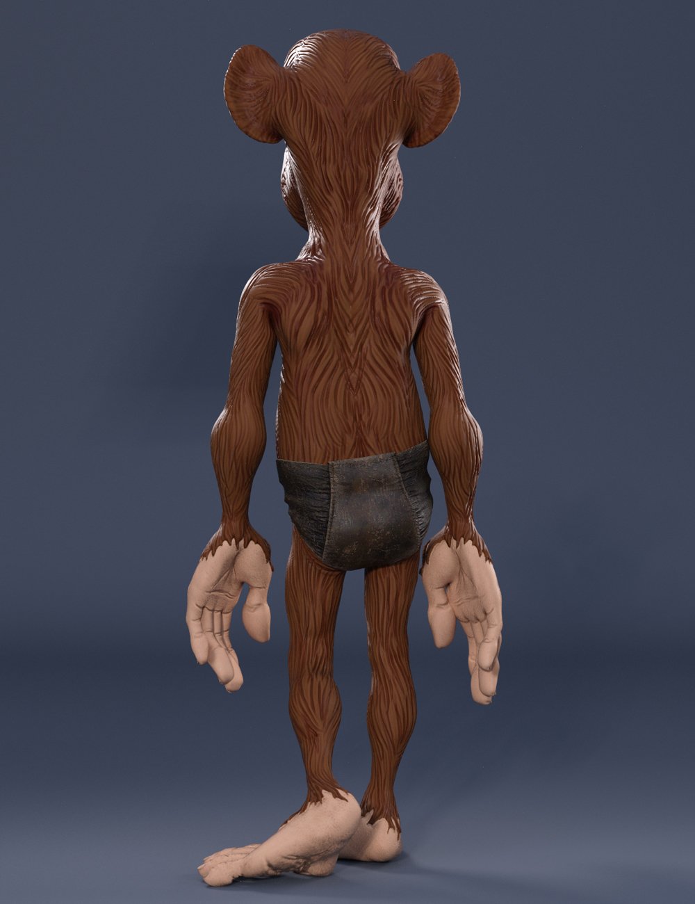 Alfred the Toon Monkey by: Sixus1 Media, 3D Models by Daz 3D