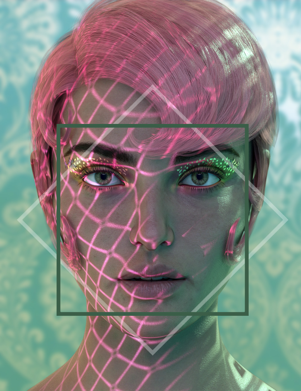 Rainbow Gel Portrait Lighting for Iray Rainbow Gel Portrait Lighting for Iray by: ForbiddenWhispers, 3D Models by Daz 3D
