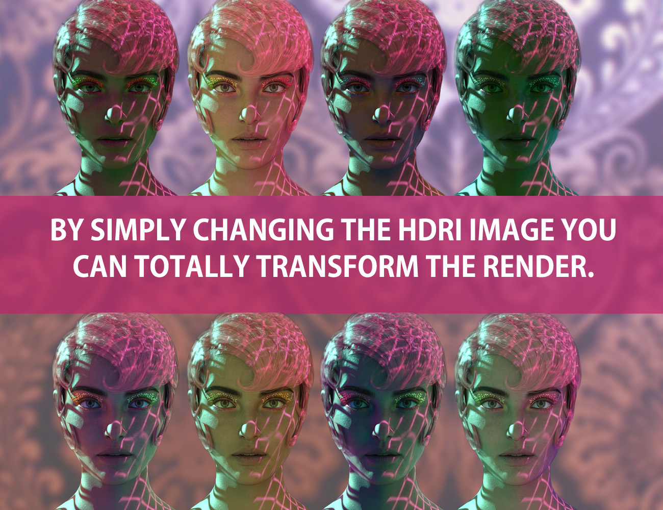 Rainbow Gel Portrait Lighting for Iray Rainbow Gel Portrait Lighting for Iray by: ForbiddenWhispers, 3D Models by Daz 3D