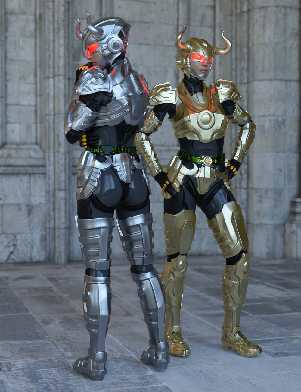 12 Constellation Warriors Series – Taurus for Genesis 8 and 8.1 Female 12 Constellation Warriors Series – Taurus for Genesis 8 and 8.1 Female by: Jerry Jang, 3D Models by Daz 3D
