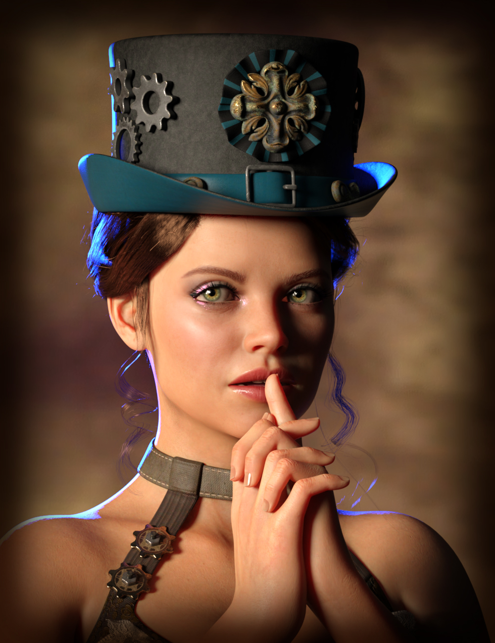 ND Steamy Hats For Genesis 8 Female ND Steamy Hats For Genesis 8 Female by: Nathy Design, 3D Models by Daz 3D