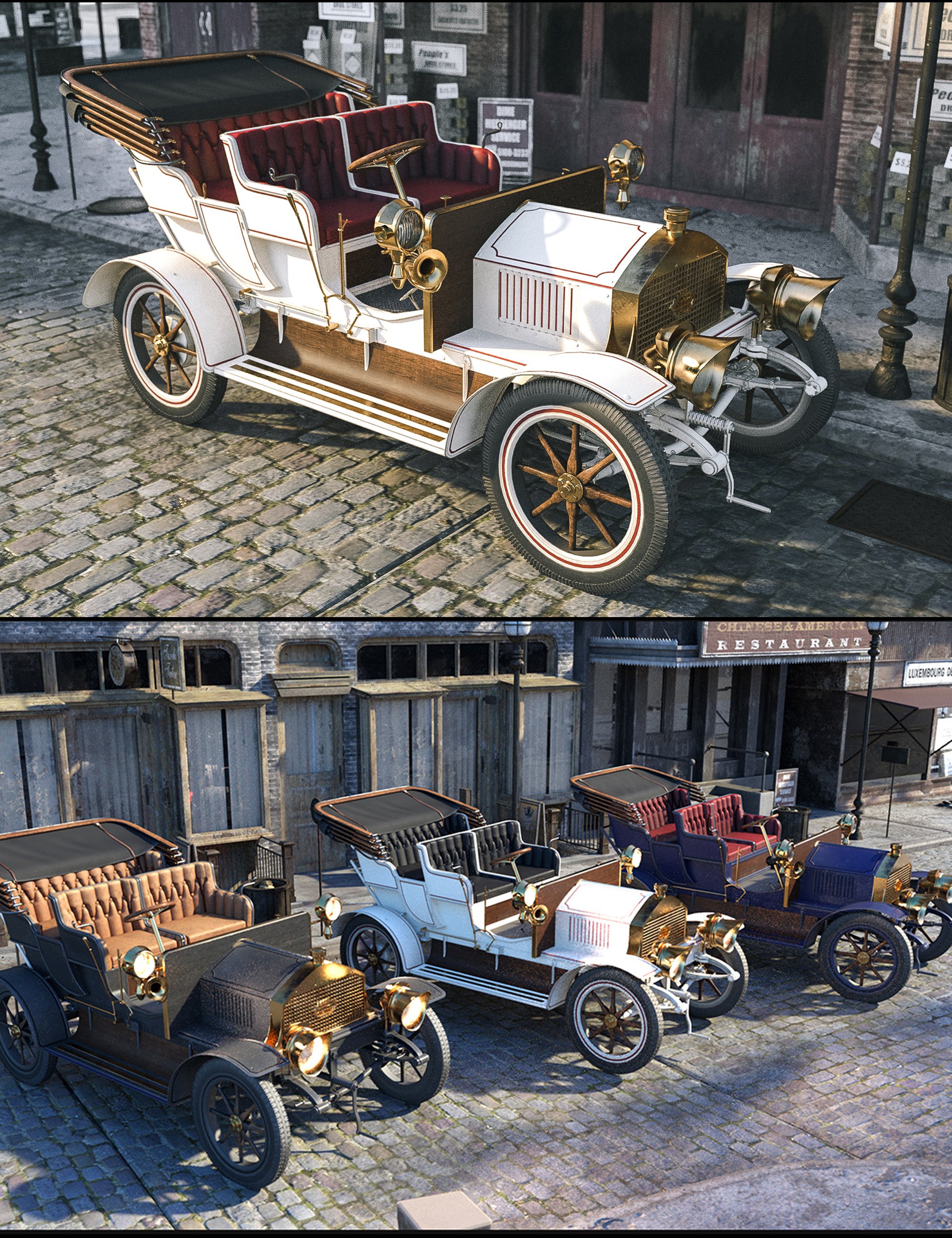 Vintage Royal Car by: Polish, 3D Models by Daz 3D