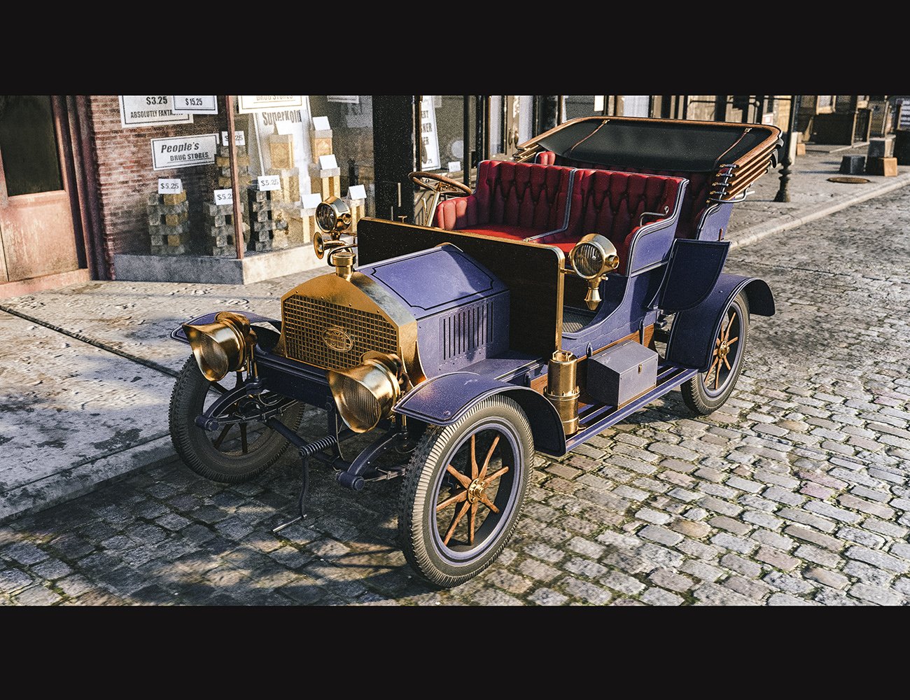 Vintage Royal Car Vintage Royal Car by: Polish, 3D Models by Daz 3D
