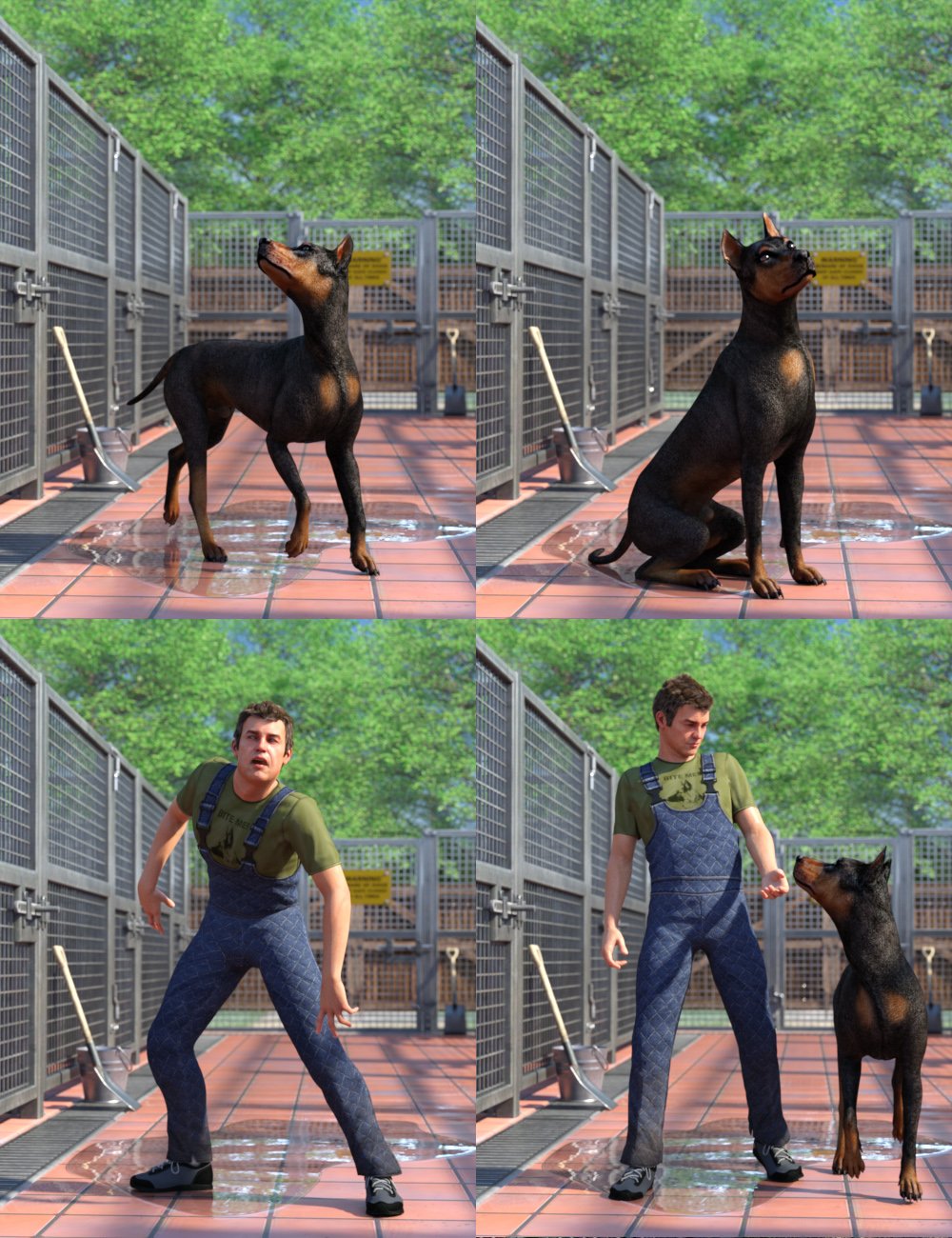 Dog Range Dog Range by: Predatron, 3D Models by Daz 3D