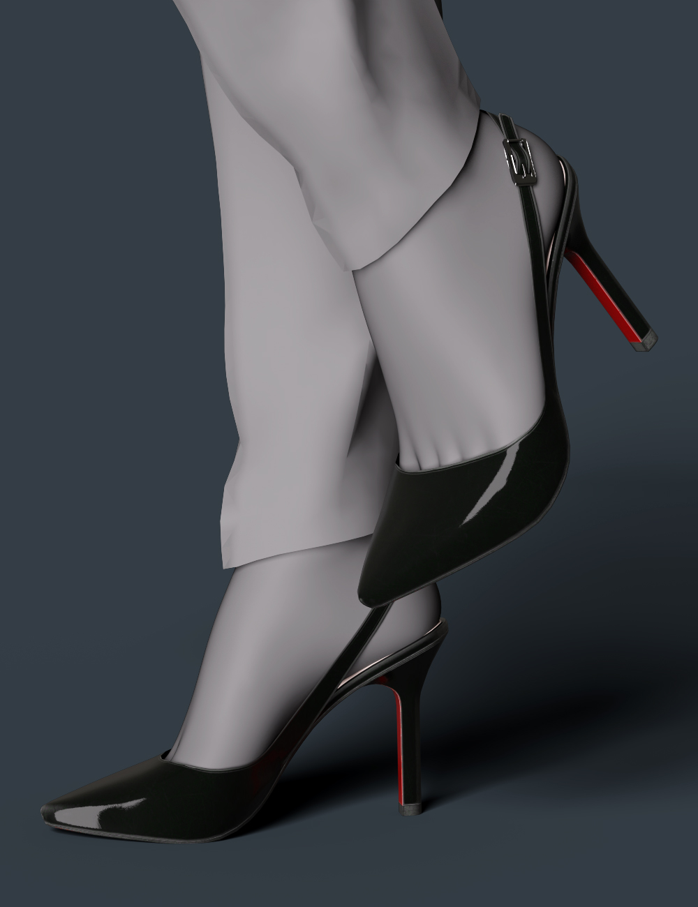 MDU Sling Pumps for Genesis 8 and 8.1 Females by: chungdan, 3D Models by Daz 3D