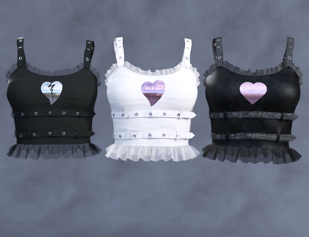 dForce GF Women's Wear Series One Laces Top for Genesis 8 and 8.1 Females dForce GF Women's Wear Series One Laces Top for Genesis 8 and 8.1 Females by: Green Finger, 3D Models by Daz 3D