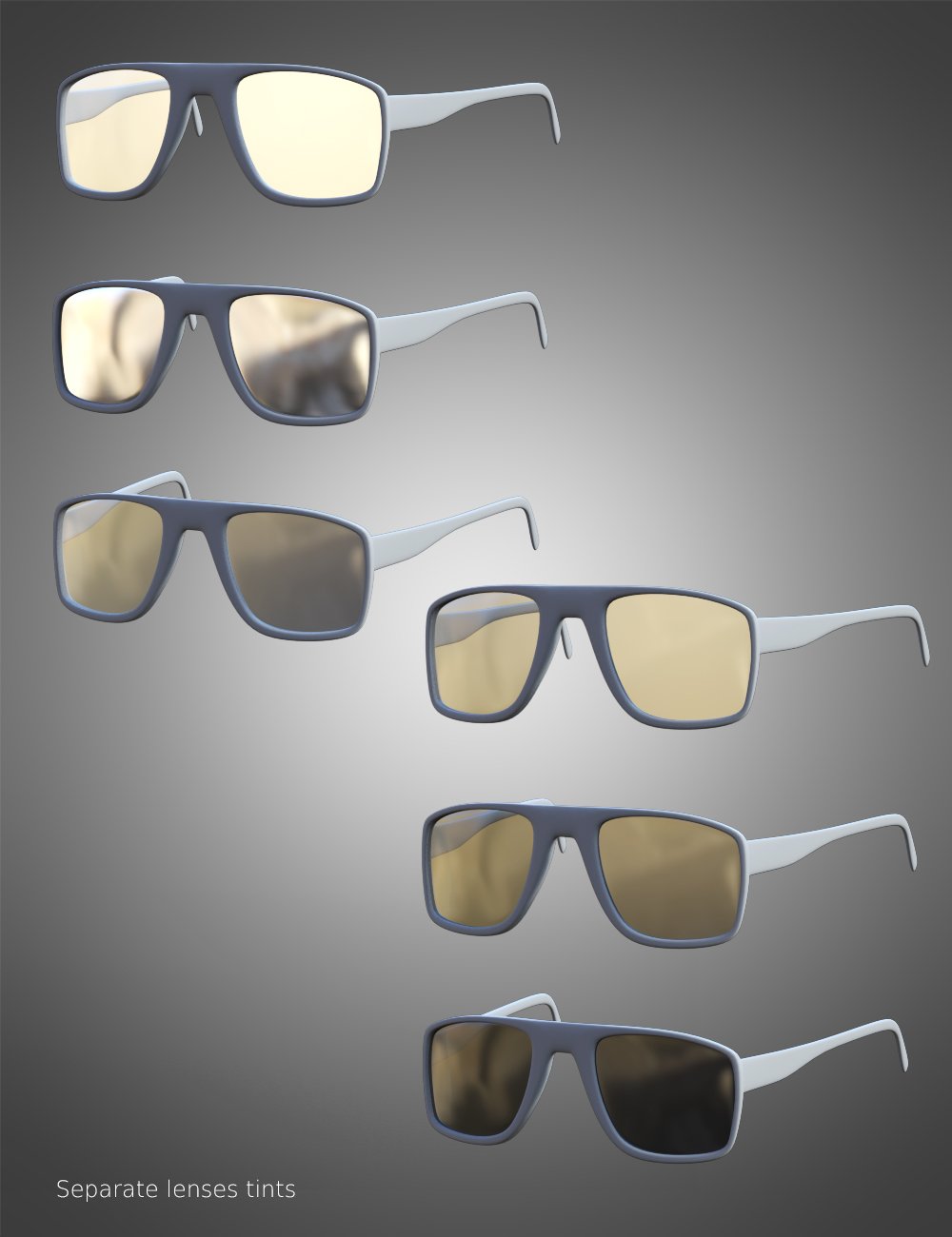 Sunglasses Set 2 for Genesis 8 and 8.1 Males and Females | Daz 3D