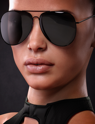 Sunglasses Set 3 for Genesis 8 and 8.1 Males and Females by: Nikisatez, 3D Models by Daz 3D