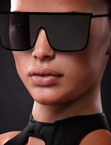 Sunglasses Set 4 for Genesis 8 and 8.1 Males and Females by: Nikisatez, 3D Models by Daz 3D