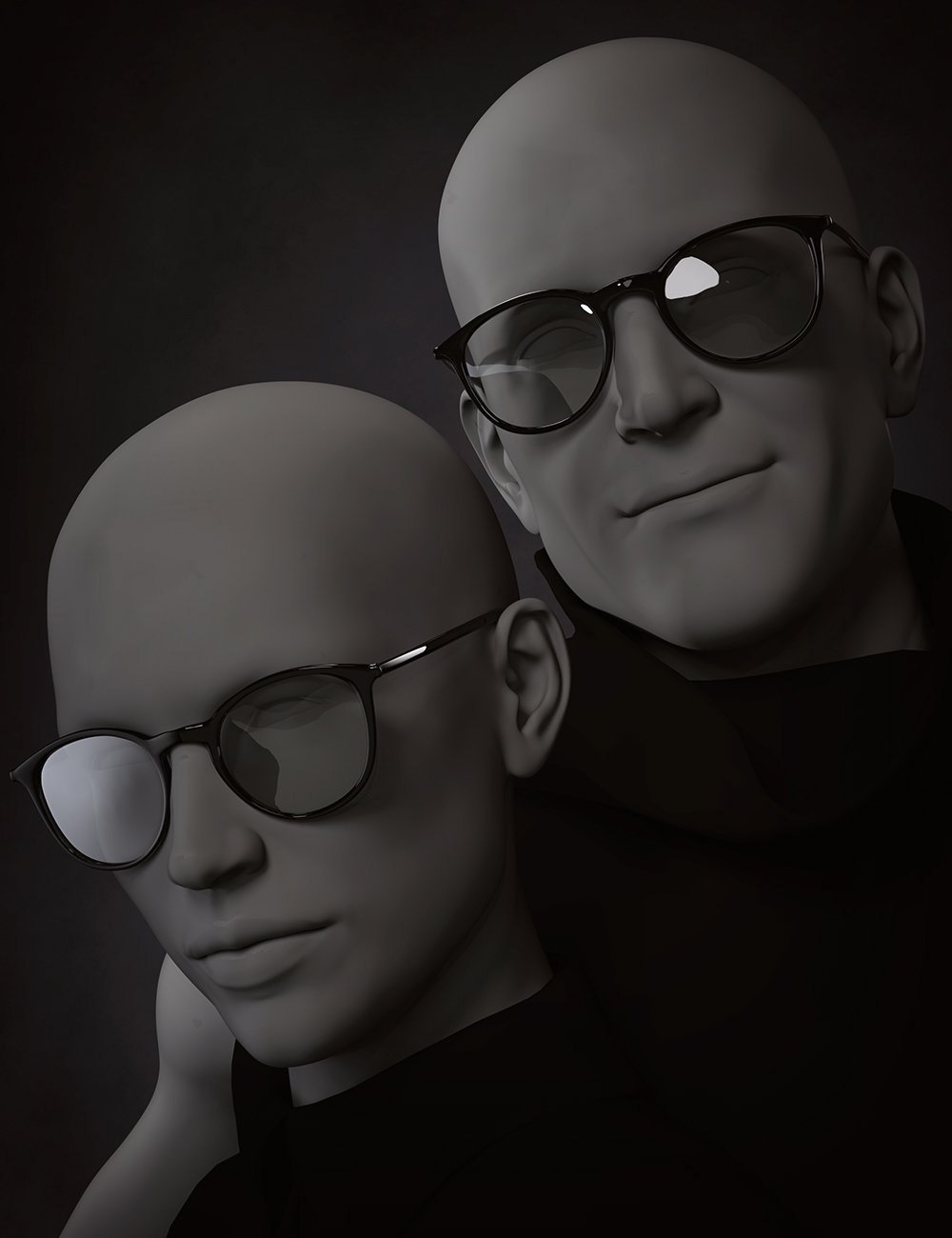 Glasses Set 1 for Genesis 8 and 8.1