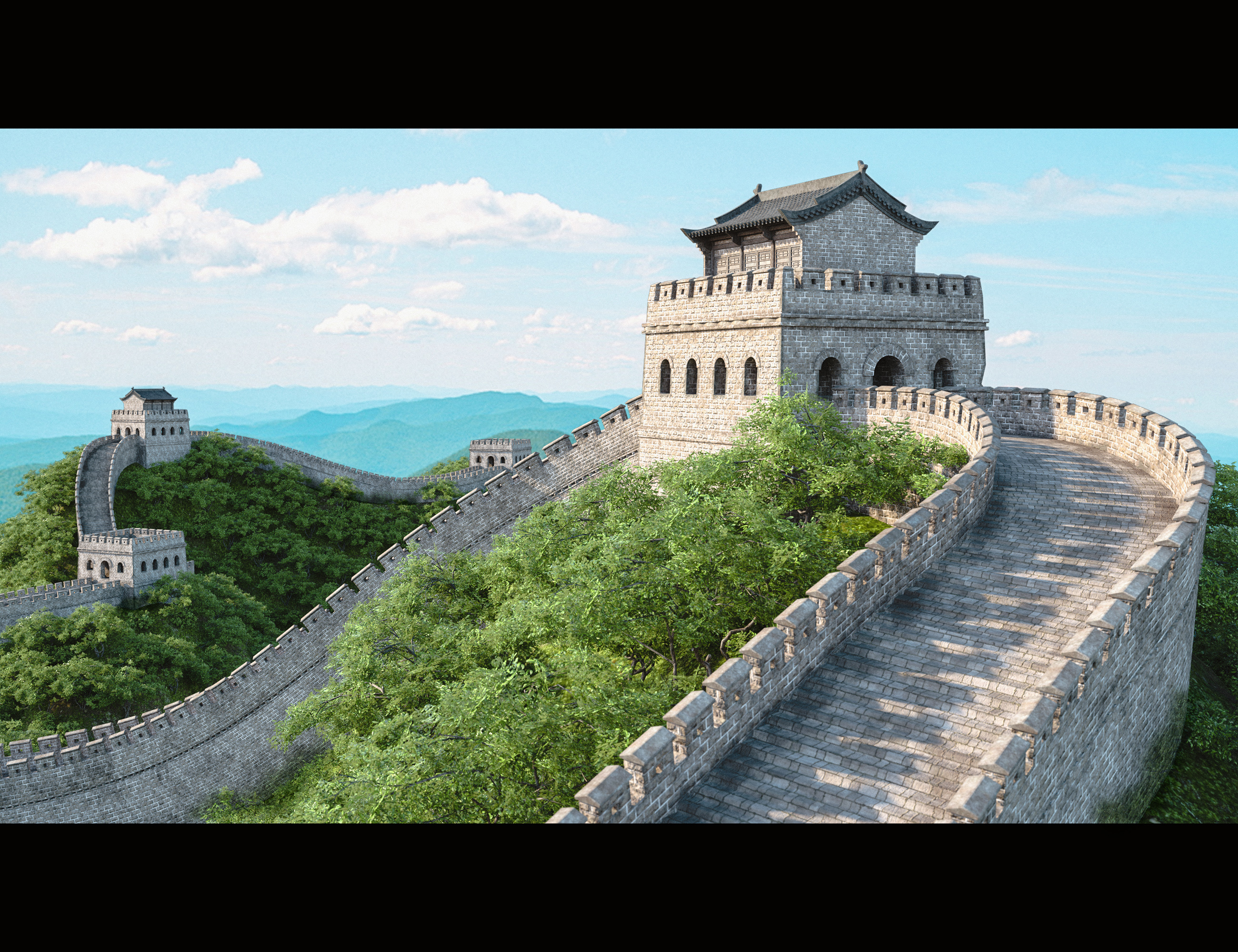 The Great Wall The Great Wall by: Polish, 3D Models by Daz 3D