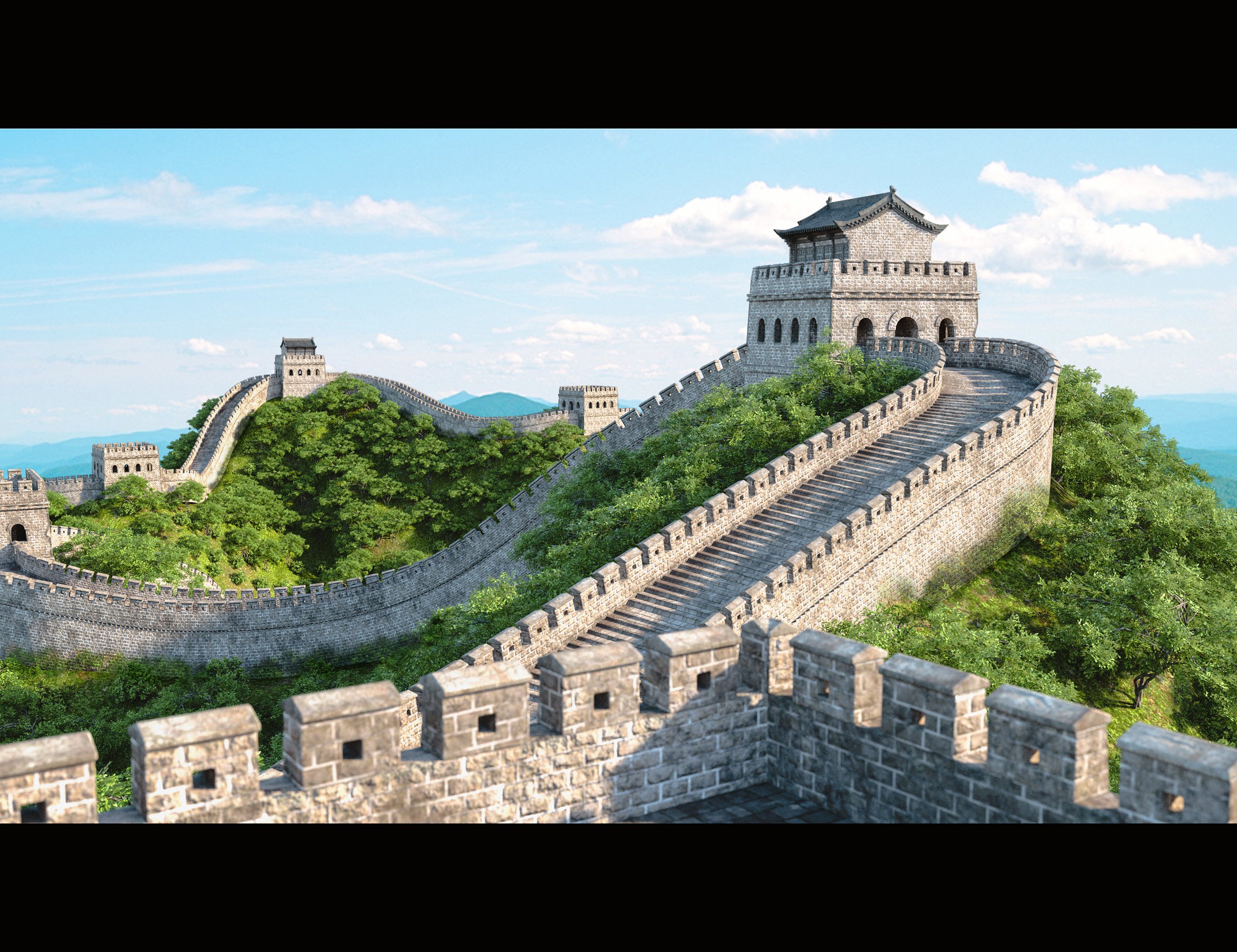 The Great Wall by: Polish, 3D Models by Daz 3D