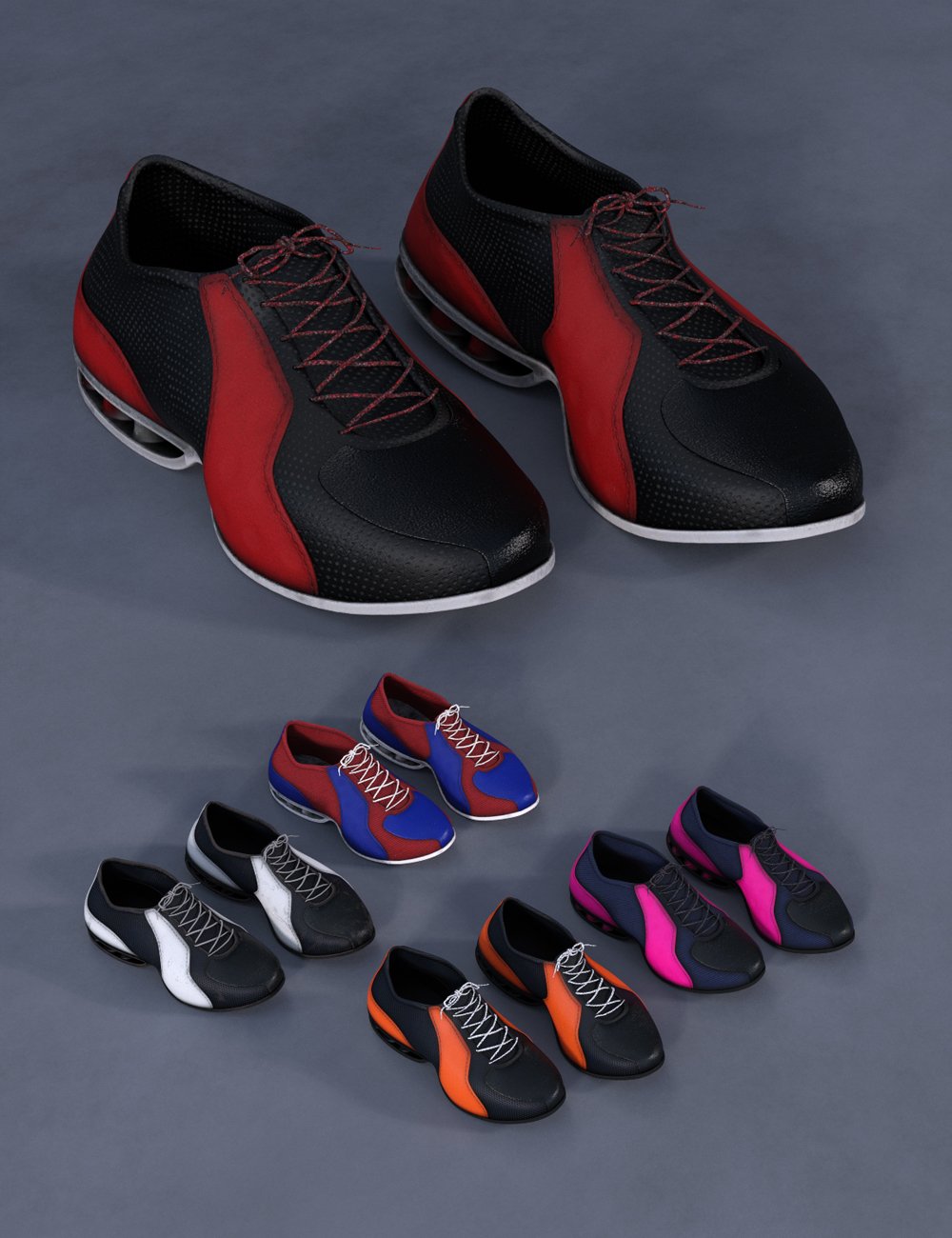 Cheerleading Squad Outfit Shoes for Genesis 8 and 8.1 Males by: Barbara BrundonUmblefuglySade, 3D Models by Daz 3D