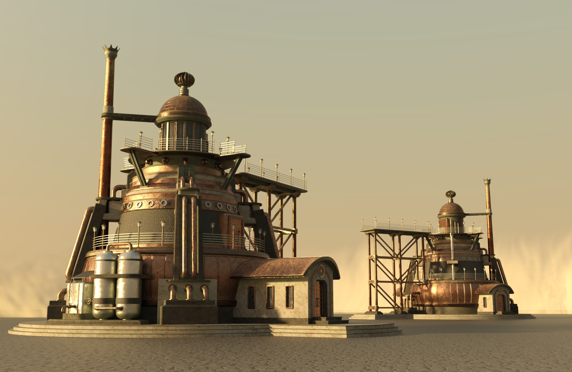 SC20 Outpost by: FToRi, 3D Models by Daz 3D