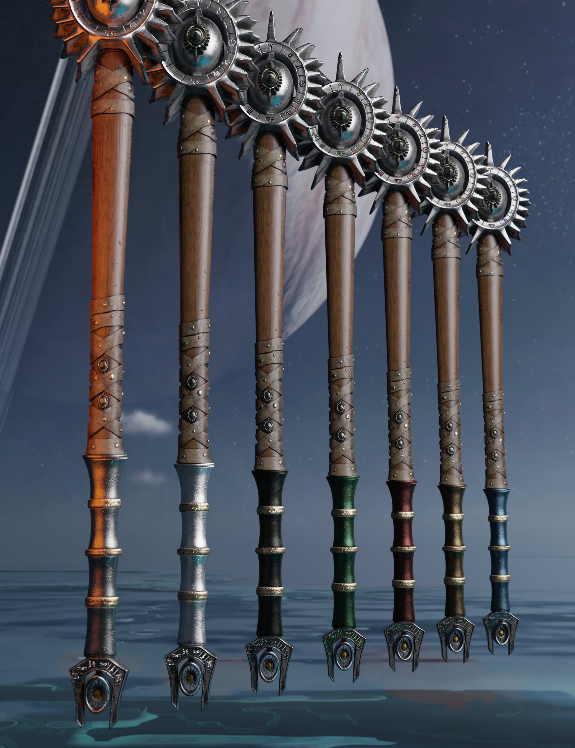 Aquarius Weapons Collection Mace Aquarius Weapons Collection Mace by: Britech, 3D Models by Daz 3D