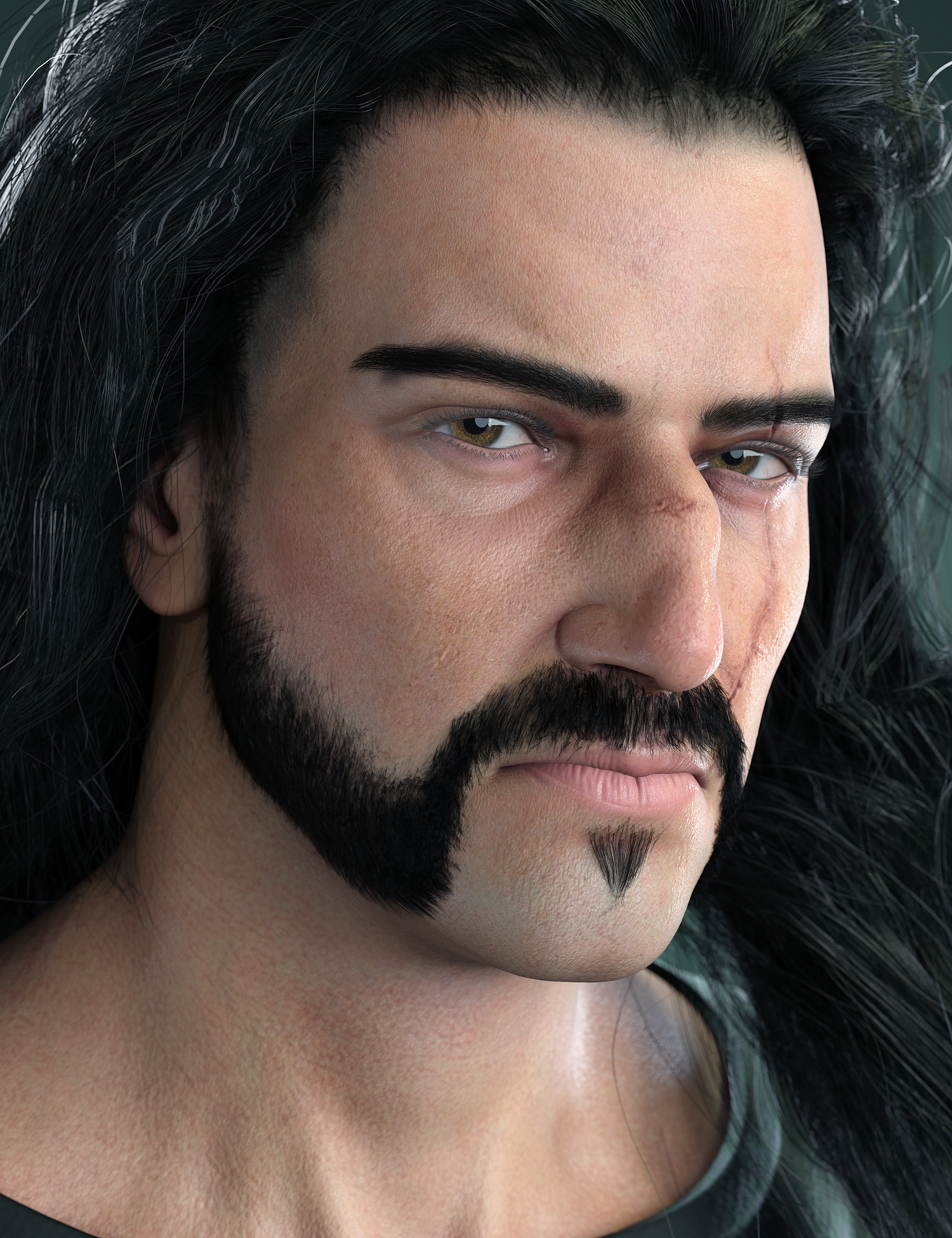 Rudolf Beard for Genesis 8 and 8.1 Males by: Neftis3D, 3D Models by Daz 3D