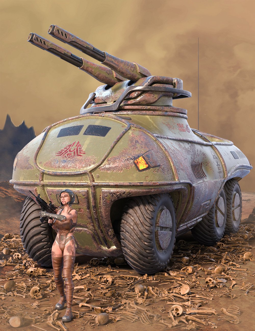 Cyber Tank by: midnight_stories, 3D Models by Daz 3D