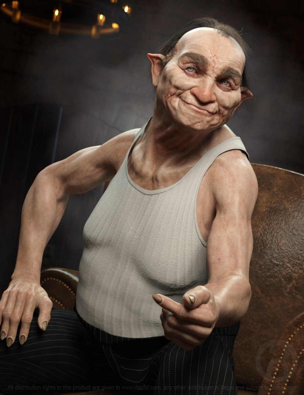 Grampa Vampire for Genesis 8.1 Male by: RawArt, 3D Models by Daz 3D