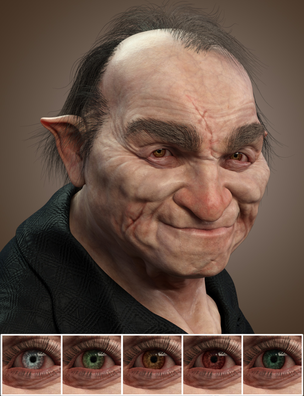 Grampa Vampire for Genesis 8.1 Male by: RawArt, 3D Models by Daz 3D