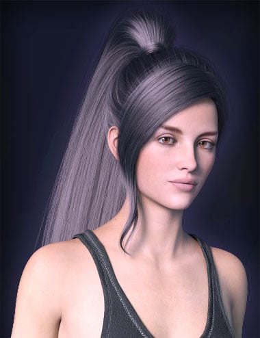 Barbara Hair for Genesis 8 and 8.1 Females by: BirthStone, 3D Models by Daz 3D