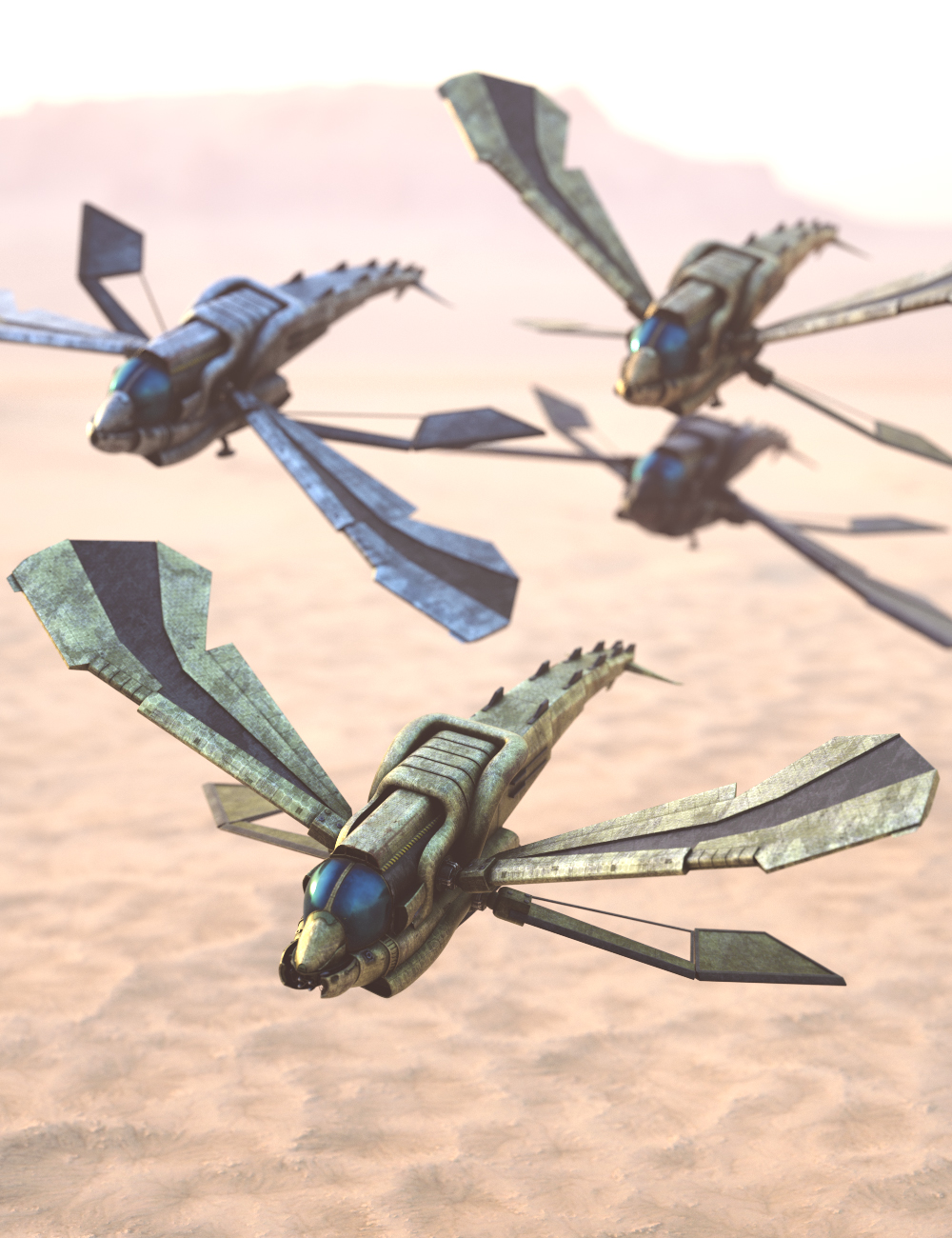 Attack Ornithopter by: Xivon, 3D Models by Daz 3D