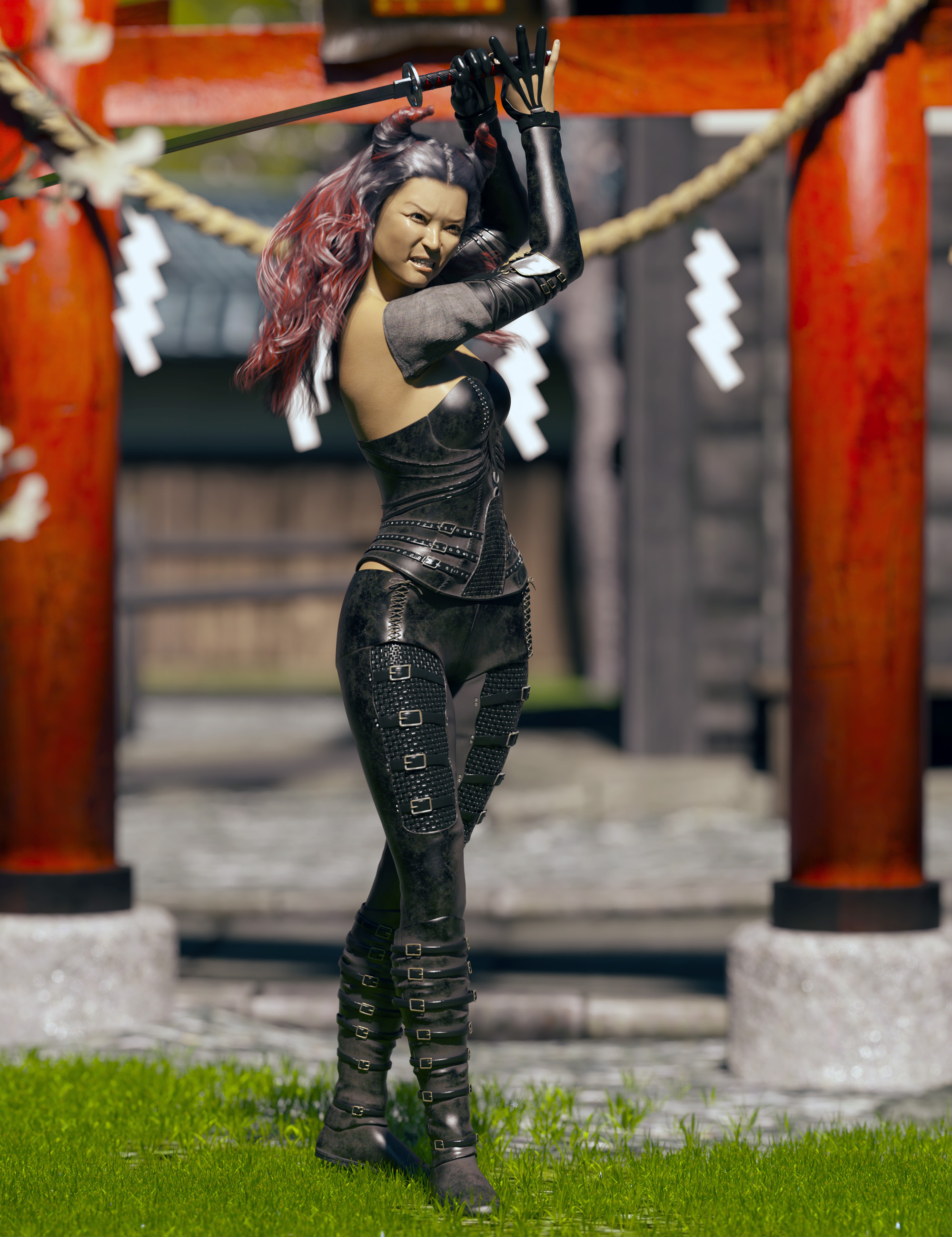 IGD Lotus Dragon Poses for Genesis 8 Female by: Islandgirl, 3D Models by Daz 3D