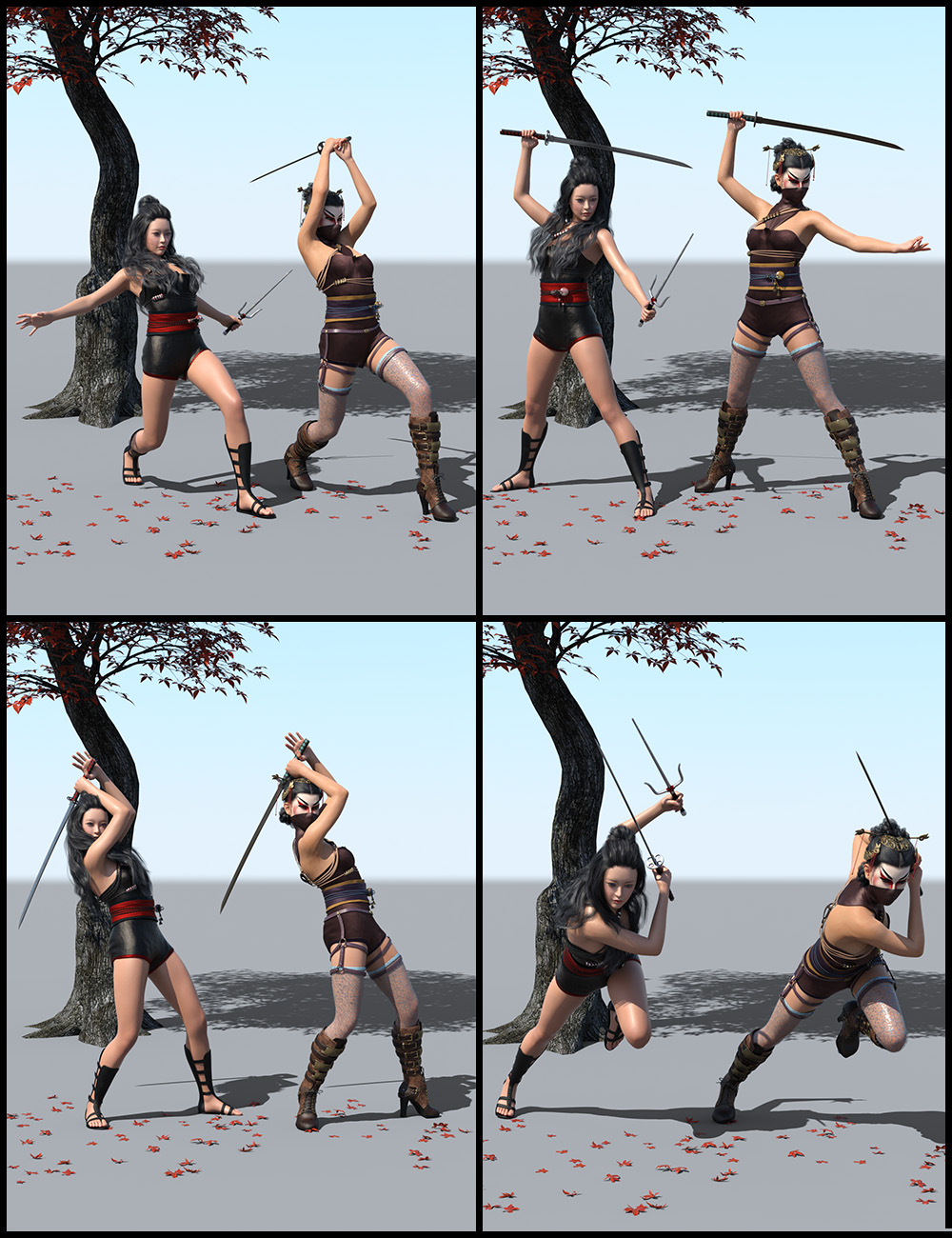 IGD Lotus Dragon Poses for Genesis 8 Female by: Islandgirl, 3D Models by Daz 3D