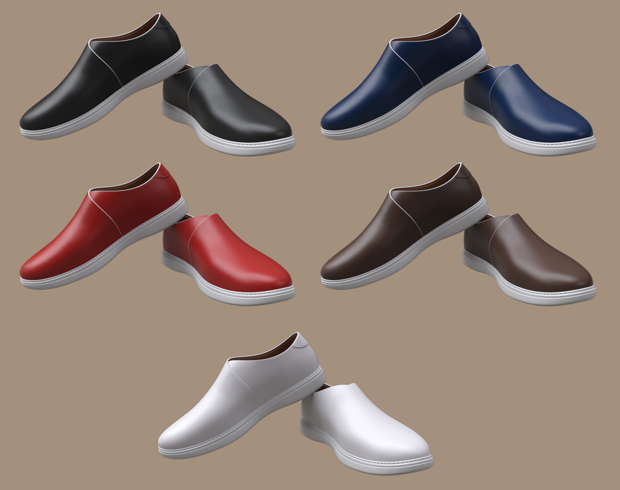 HL Loafers Shoes for Genesis 8 and 8.1 Male HL Loafers Shoes for Genesis 8 and 8.1 Male by: Havanalibere, 3D Models by Daz 3D