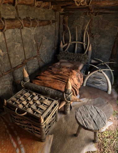 Orc Furniture Orc Furniture by: Merlin Studios, 3D Models by Daz 3D