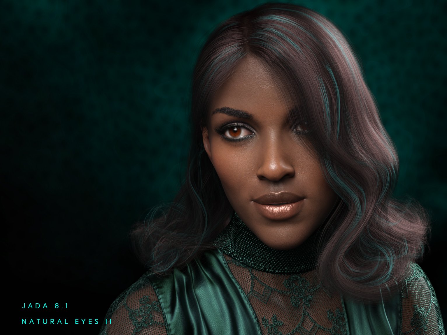 dForce VaVaVoom Hair for Genesis 8, 8.1, and 3 Females by: chevybabe25, 3D Models by Daz 3D
