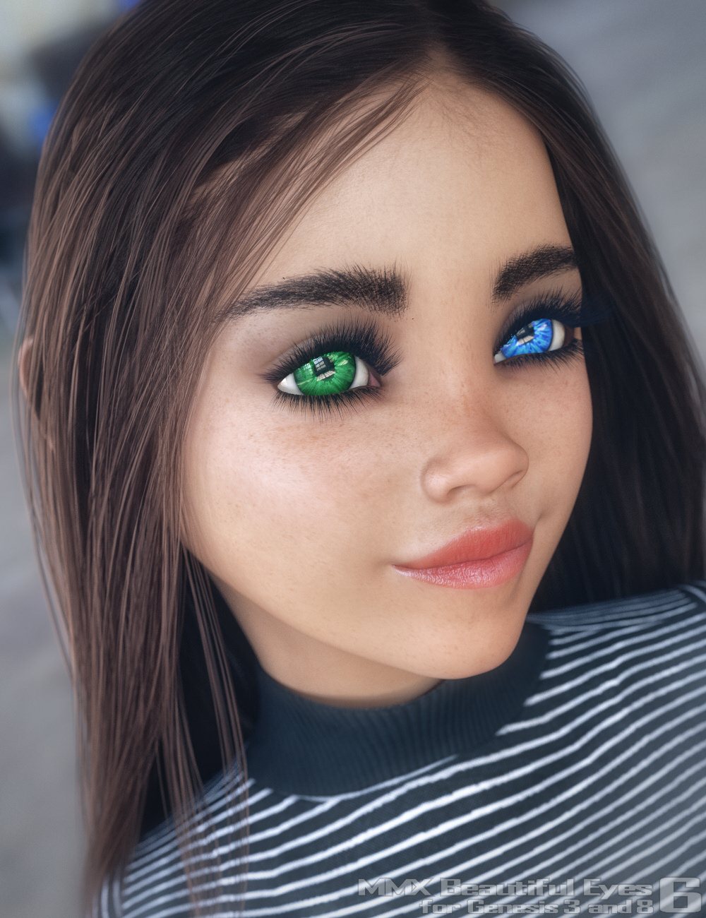 MMX Beautiful Eyes 6 for Genesis 3, 8, and 8.1 by: Mattymanx, 3D Models by Daz 3D