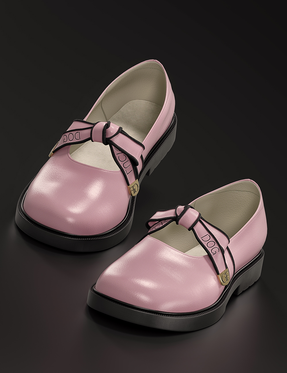 Rainy Koo Socks and Shoes for Genesis 8 and 8.1 Females by: Green Finger, 3D Models by Daz 3D