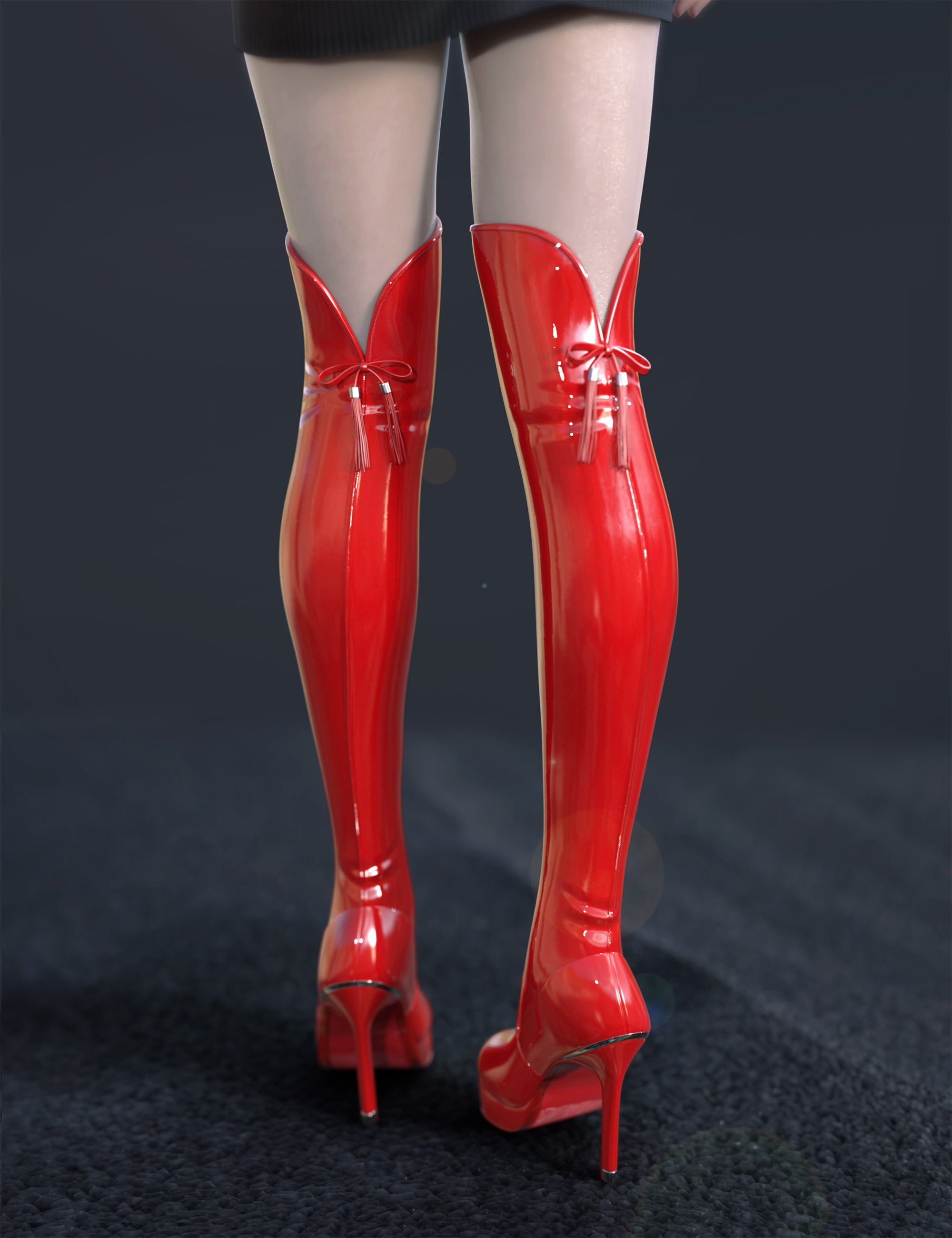 SU High Heel Boots for Genesis 8 and 8.1 Females by: Sue Yee, 3D Models by Daz 3D