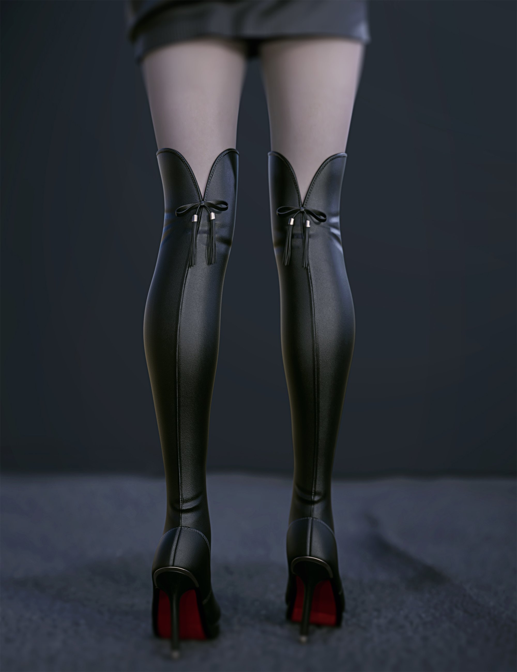 SU High Heel Boots for Genesis 8 and 8.1 Females by: Sue Yee, 3D Models by Daz 3D