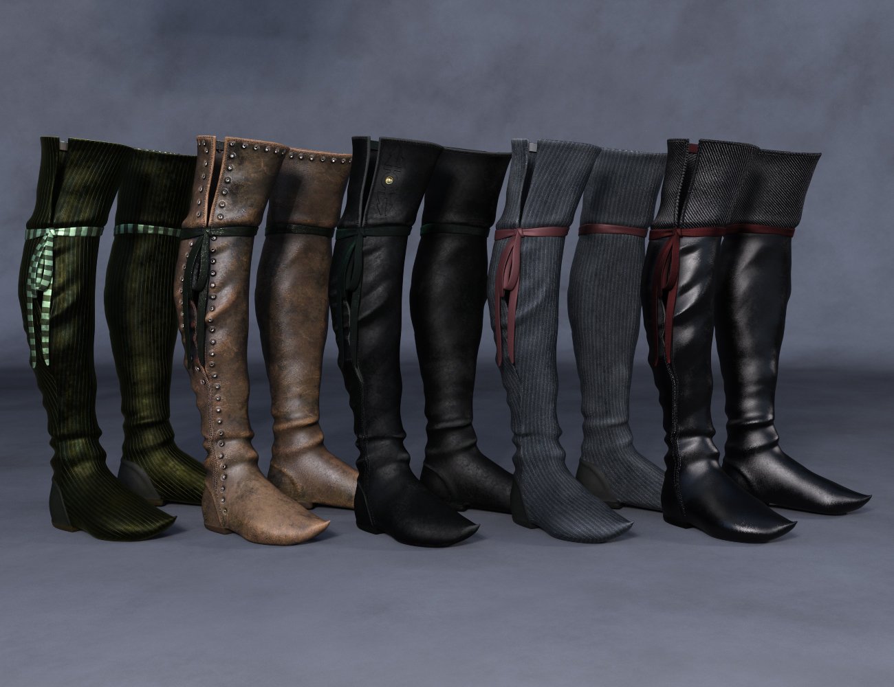 Melantha Boots for Genesis 8 and 8.1 Females | Daz 3D