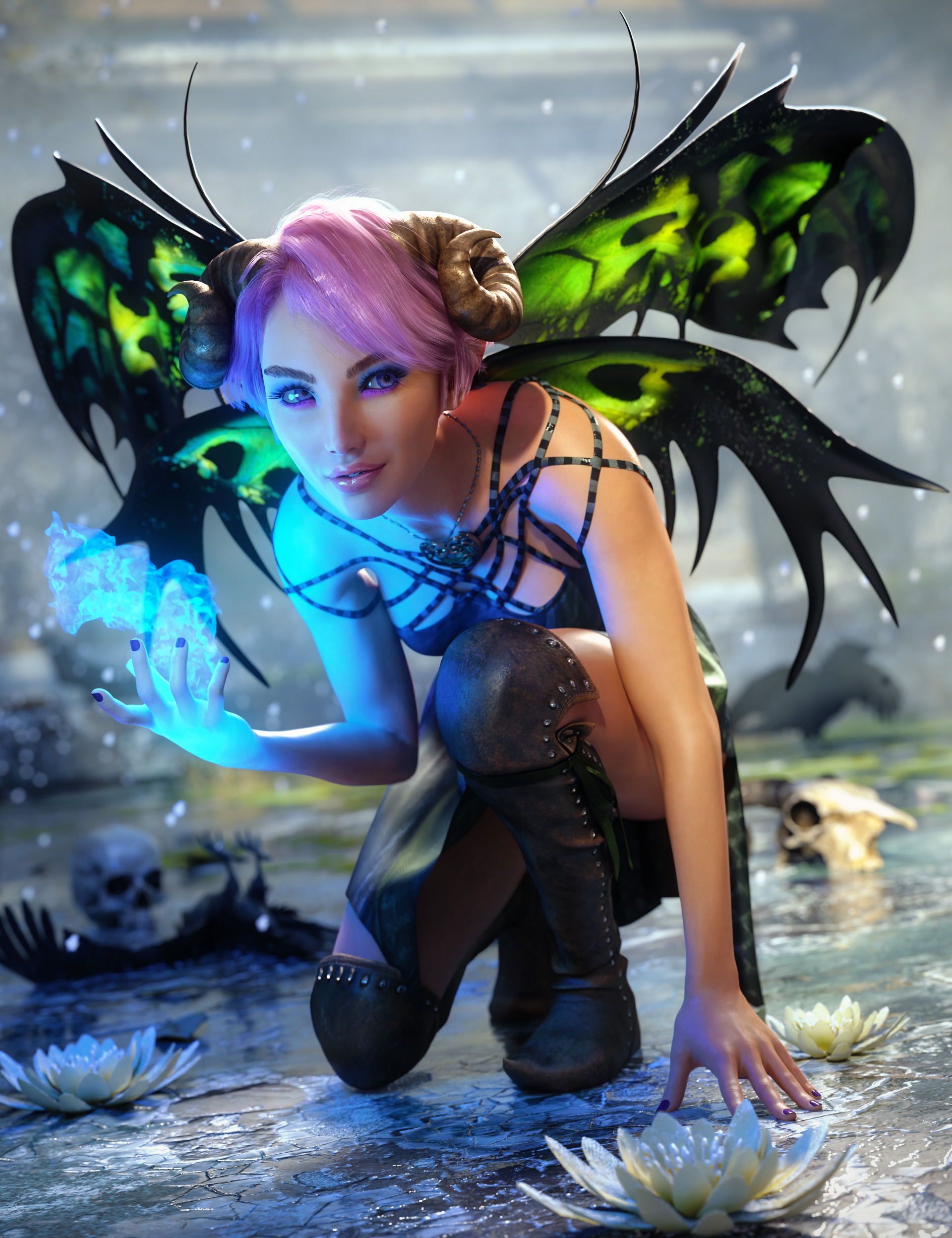 Forbidden Fairy Fantasy Bundle by: , 3D Models by Daz 3D