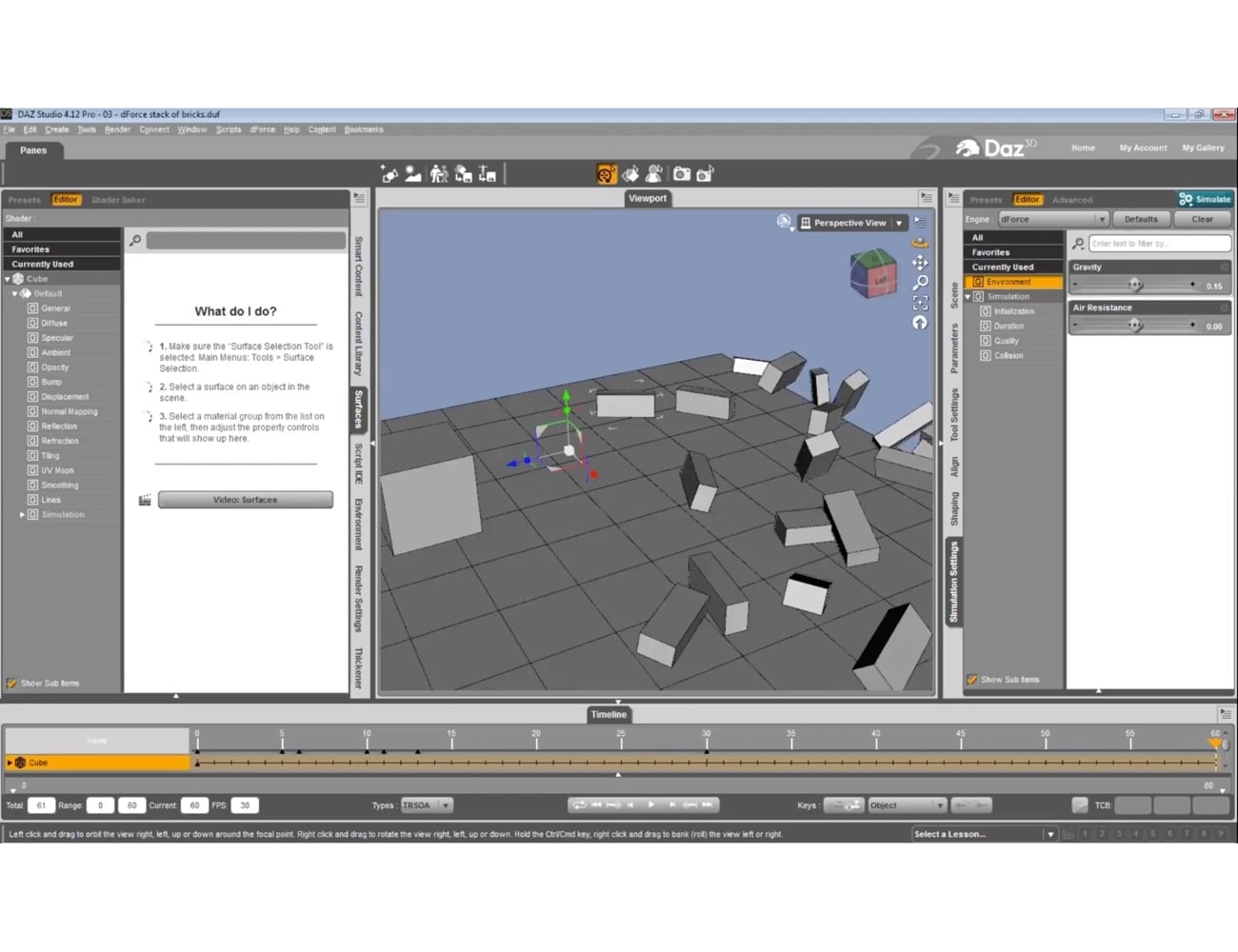 dForce Experiments Tutorial | Daz 3D