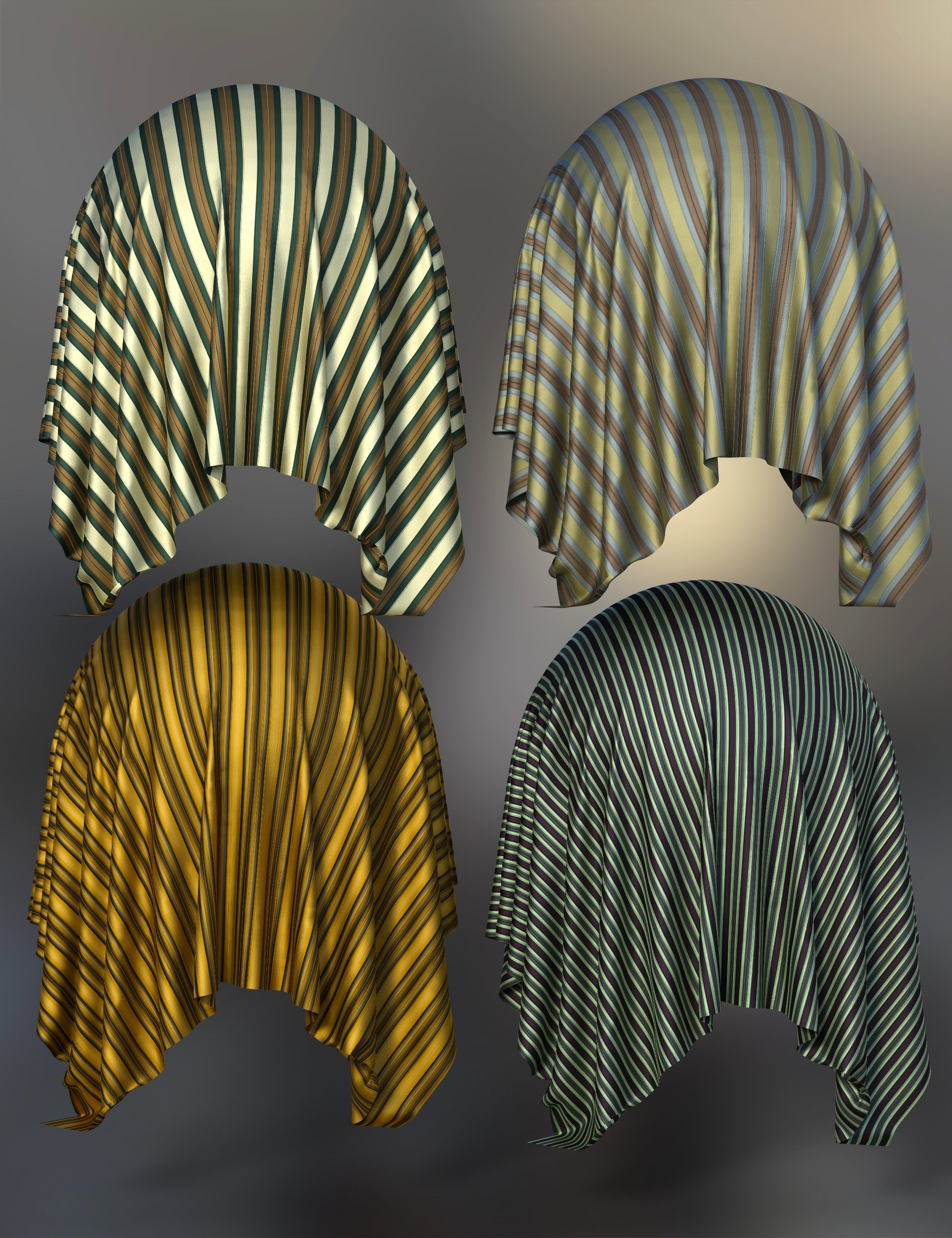 Stripes Galore Fabric Iray Shaders Stripes Galore Fabric Iray Shaders by: Nelmi, 3D Models by Daz 3D