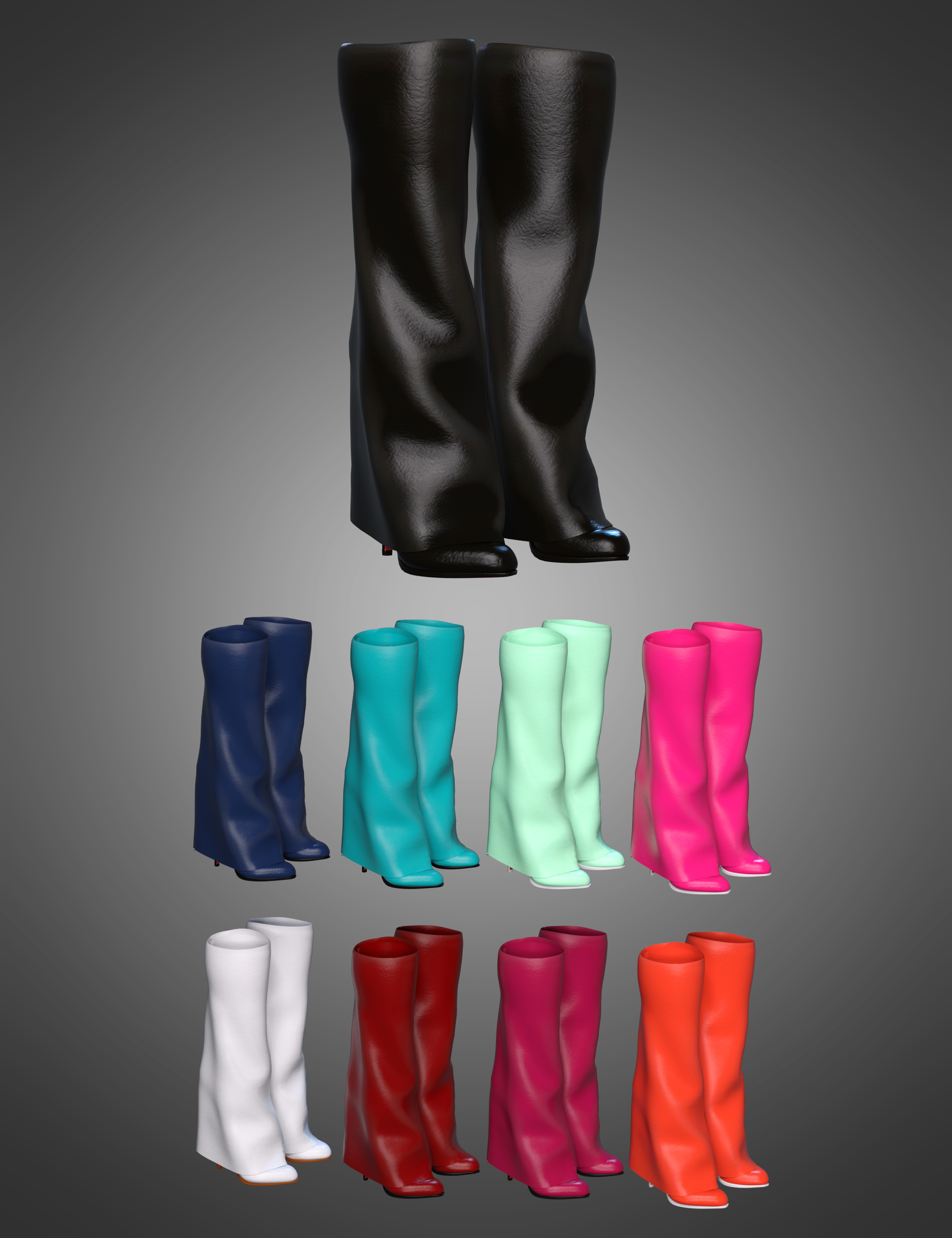 Girls Baseball Style Boots for Genesis 8 and 8.1 Females
